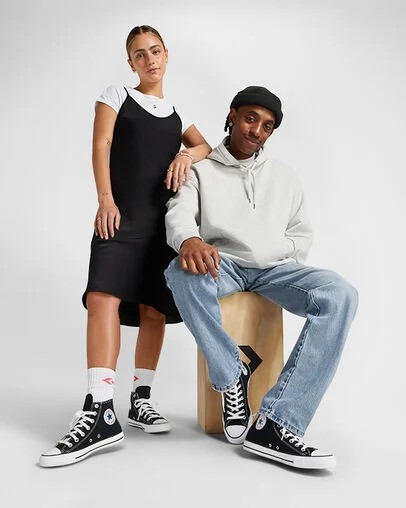Converse Chuck Taylor All Star Kids' Canvas Shoes Black USA | C-87964539
