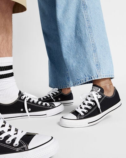Converse Chuck Taylor All Star Kids' Canvas Shoes Black USA | C-27946019