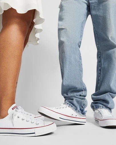 Converse Chuck Taylor All Star Kids' Canvas Shoes White USA | C-13670489