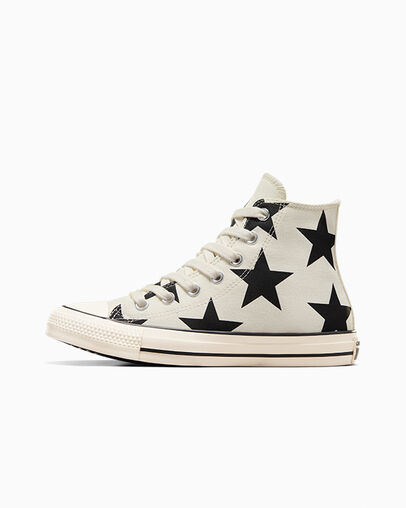 Converse Chuck Taylor All Star Large Stars Women Sneakers White USA | C-12367589