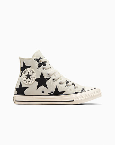 Converse Chuck Taylor All Star Large Stars Women Sneakers White USA | C-12367589
