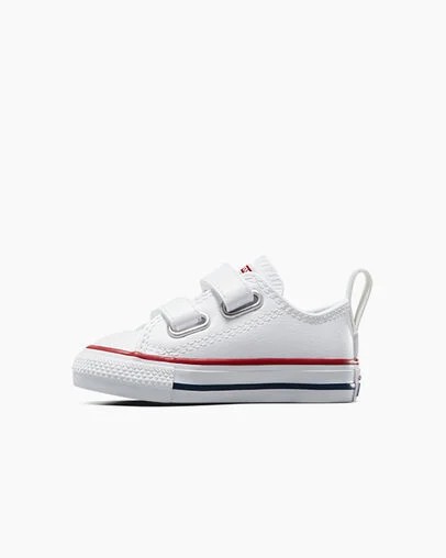 Converse Chuck Taylor All Star Leather Kids' Sneakers White USA | C-23815799