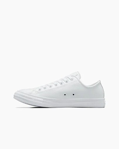 Converse Chuck Taylor All Star Leather Women Tennis Shoes White USA | C-87645109