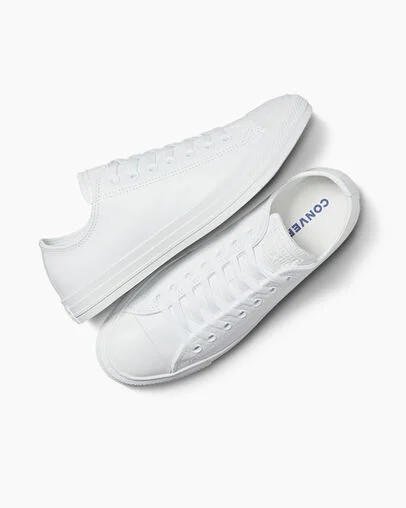 Converse Chuck Taylor All Star Leather Women Tennis Shoes White USA | C-87645109