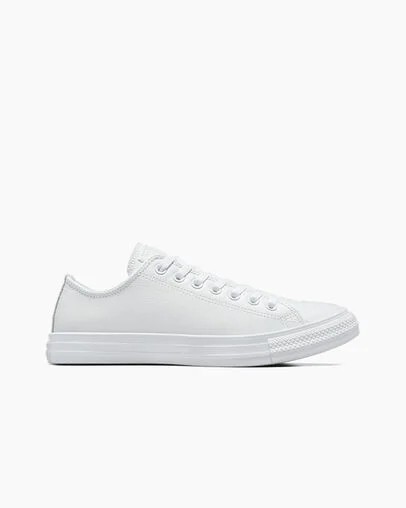 Converse Chuck Taylor All Star Leather Women Tennis Shoes White USA | C-87645109
