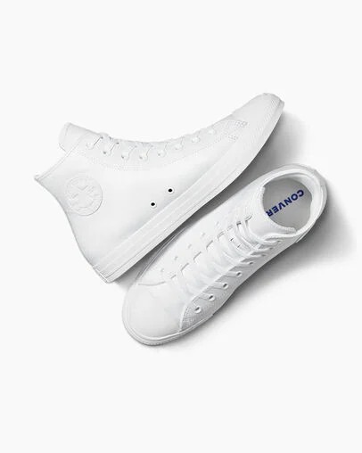 Converse Chuck Taylor All Star Leather Women Sneakers White USA | C-02148569