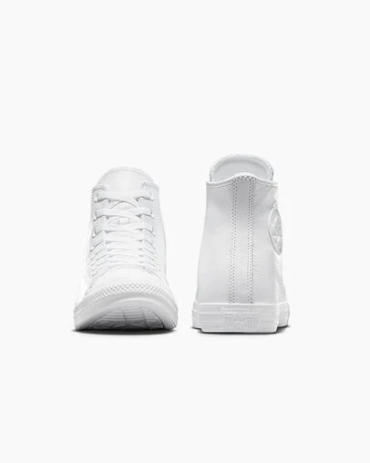 Converse Chuck Taylor All Star Leather Women Sneakers White USA | C-02148569