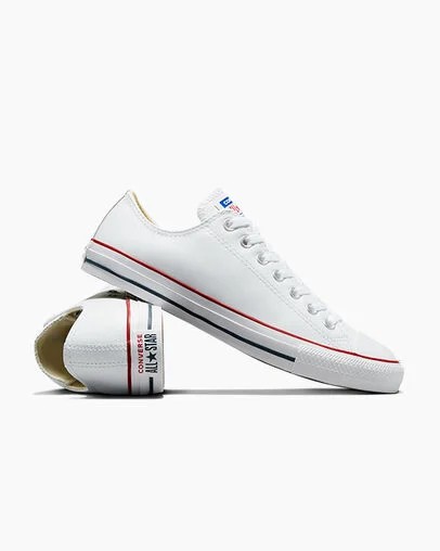 Converse Chuck Taylor All Star Leather Women Tennis Shoes White USA | C-24185399