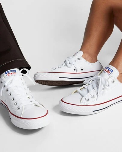 Converse Chuck Taylor All Star Leather Women Tennis Shoes White USA | C-24185399