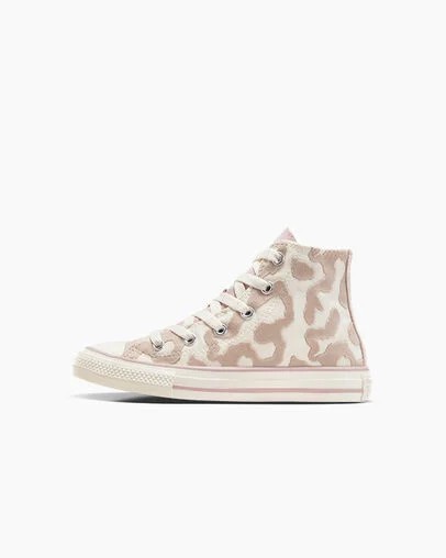 Converse Chuck Taylor All Star Leopard Kids' Sneakers White / Grey USA | C-72490589