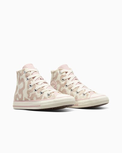 Converse Chuck Taylor All Star Leopard Kids' Sneakers White / Grey USA | C-72490589