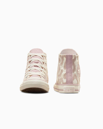 Converse Chuck Taylor All Star Leopard Kids' Sneakers White / Grey USA | C-72490589