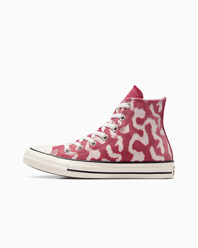 Converse Chuck Taylor All Star Leopard Remix Women Sneakers Pink USA | C-86350749