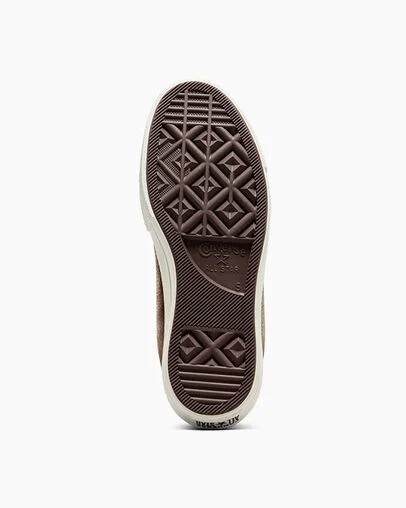 Converse Chuck Taylor All Star Lift Platform Water Repellent Leather Women Boots Brown / Black USA | C-01467839