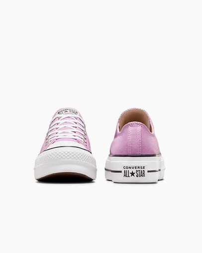 Converse Chuck Taylor All Star Lift Platform Women Canvas Shoes Light Purple /White / Black USA | C-91286039