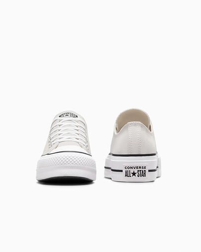 Converse Chuck Taylor All Star Lift Platform Women Canvas Shoes Grey / White / Black USA | C-47891329