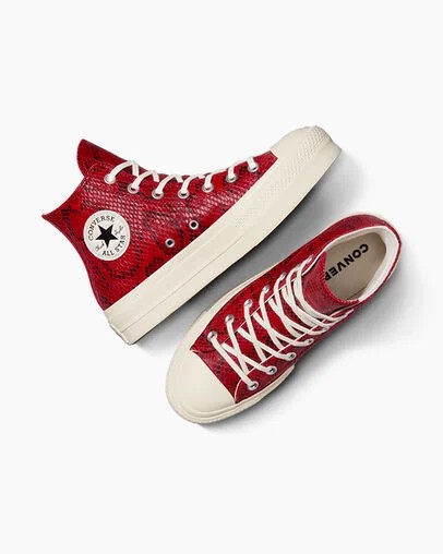 Converse Chuck Taylor All Star Lift Women Platform Shoes Red USA | C-01436289