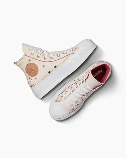 Converse Chuck Taylor All Star Lift Women Platform Shoes Yellow USA | C-65147809