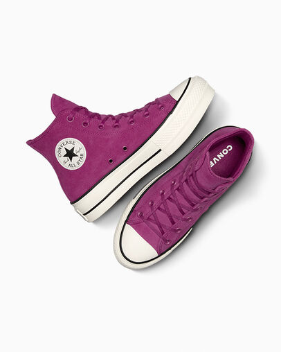 Converse Chuck Taylor All Star Lift Women Platform Shoes Purple / Black USA | C-10342979