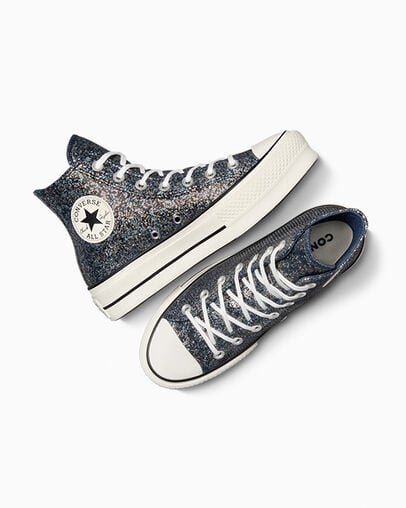 Converse Chuck Taylor All Star Lift Women Platform Shoes Blue / Black USA | C-35812499
