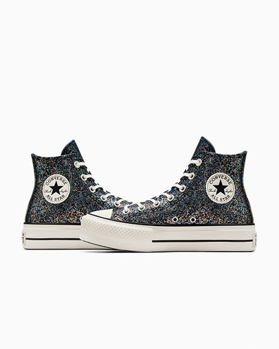 Converse Chuck Taylor All Star Lift Women Platform Shoes Blue / Black USA | C-35812499