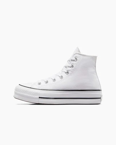Converse Chuck Taylor All Star Lift Women Platform Shoes White / Black USA | C-18302579