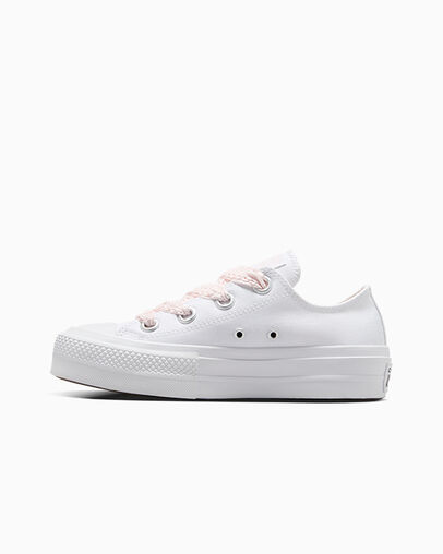 Converse Chuck Taylor All Star Lift Women Platform Shoes White / Pink USA | C-19025839