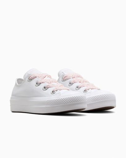 Converse Chuck Taylor All Star Lift Women Platform Shoes White / Pink USA | C-19025839