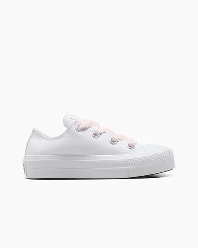 Converse Chuck Taylor All Star Lift Women Platform Shoes White / Pink USA | C-19025839