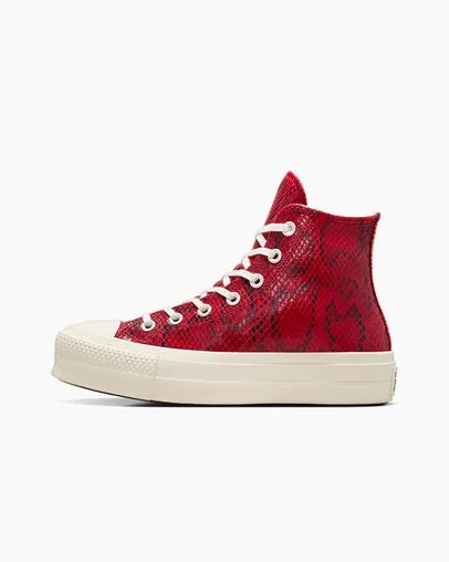 Converse Chuck Taylor All Star Lift Women Platform Shoes Red USA | C-98625439