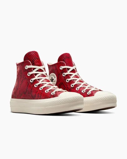 Converse Chuck Taylor All Star Lift Women Platform Shoes Red USA | C-98625439
