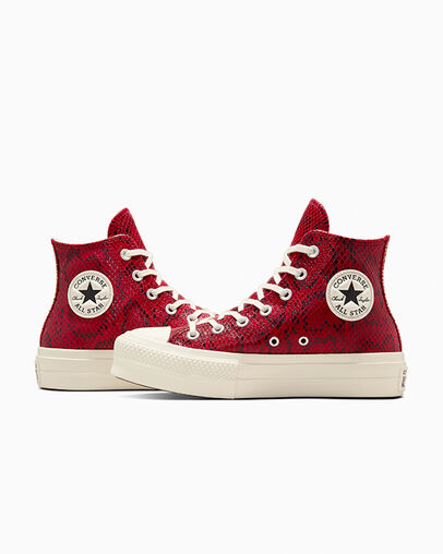 Converse Chuck Taylor All Star Lift Women Platform Shoes Red USA | C-98625439