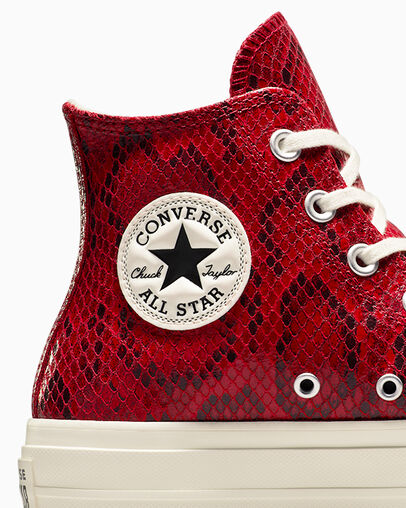 Converse Chuck Taylor All Star Lift Women Platform Shoes Red USA | C-98625439