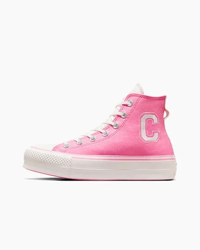 Converse Chuck Taylor All Star Lift Women Platform Shoes Pink / Pink USA | C-89206759
