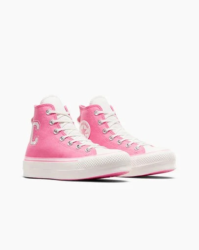 Converse Chuck Taylor All Star Lift Women Platform Shoes Pink / Pink USA | C-89206759