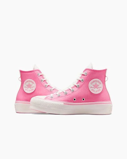 Converse Chuck Taylor All Star Lift Women Platform Shoes Pink / Pink USA | C-89206759