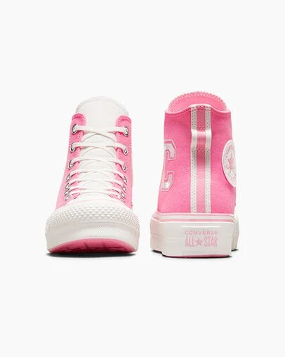 Converse Chuck Taylor All Star Lift Women Platform Shoes Pink / Pink USA | C-89206759