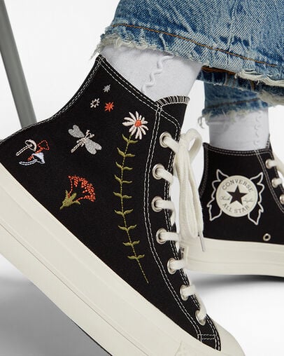 Converse Chuck Taylor All Star Lift Women Platform Shoes Black USA | C-47695289