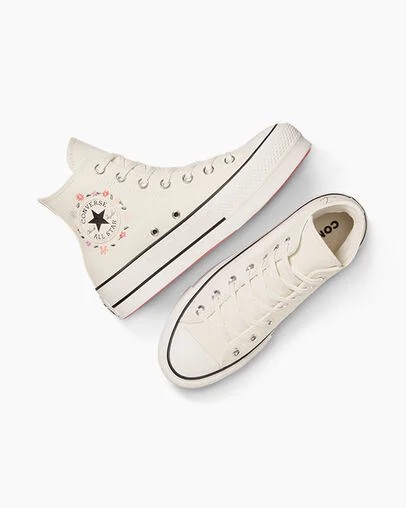 Converse Chuck Taylor All Star Lift Women Platform Shoes White USA | C-48716059