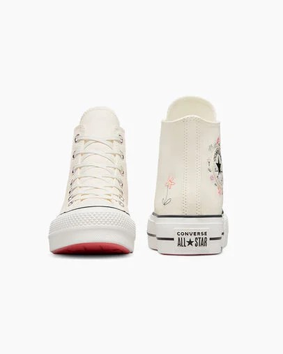 Converse Chuck Taylor All Star Lift Women Platform Shoes White USA | C-93750619