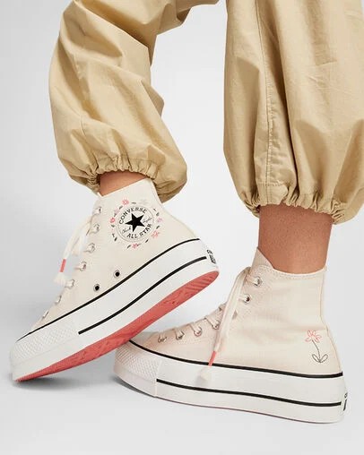 Converse Chuck Taylor All Star Lift Women Platform Shoes White USA | C-93750619