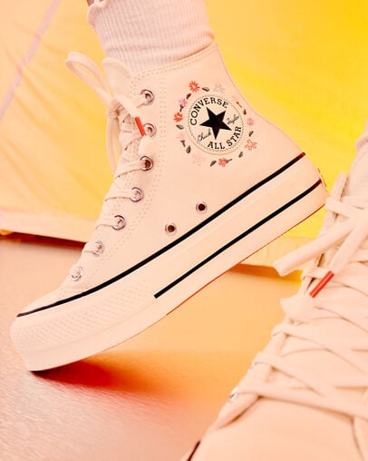 Converse Chuck Taylor All Star Lift Women Platform Shoes White USA | C-93750619