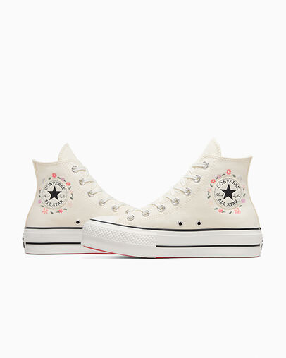 Converse Chuck Taylor All Star Lift Women Platform Shoes White USA | C-93750619