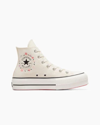 Converse Chuck Taylor All Star Lift Women Platform Shoes White USA | C-93750619