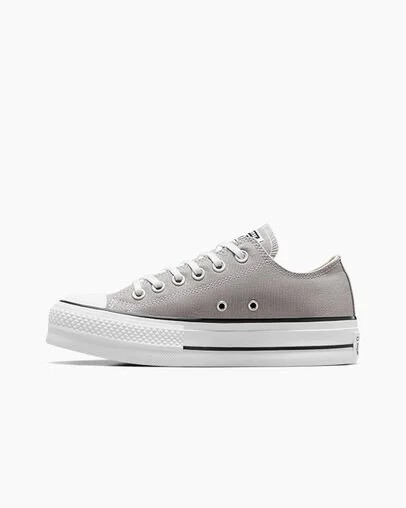 Converse Chuck Taylor All Star Lift Women Platform Shoes Grey / White / Black USA | C-58429079