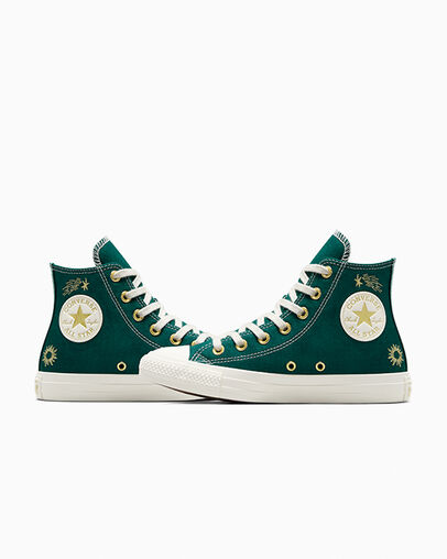 Converse Chuck Taylor All Star Luck Charms Women Sneakers Gold USA | C-57261949