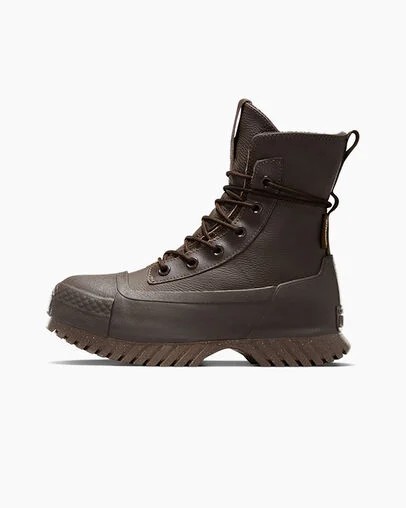 Converse Chuck Taylor All Star Lugged 2.0 XHi Waterproof Leather Men Platform Shoes Black USA | C-32617099