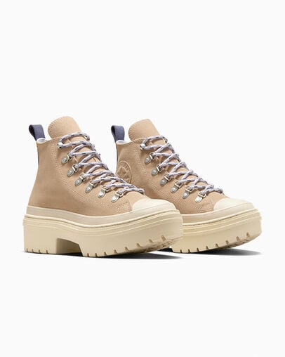 Converse Chuck Taylor All Star Lugged Heel Waterproof Platform Women Boots Light Brown USA | C-56297309