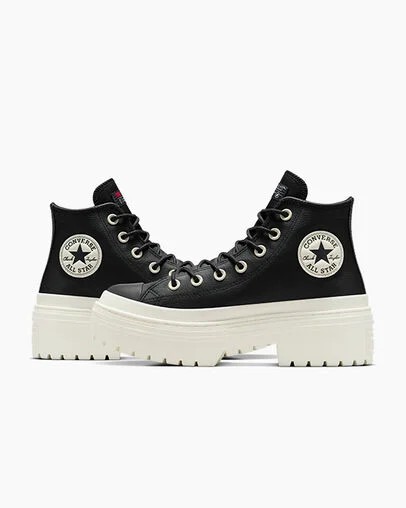Converse Chuck Taylor All Star Lugged Heel Platform Waterproof Women Boots Black USA | C-13840929