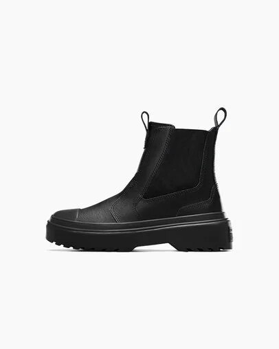 Converse Chuck Taylor All Star Lugged Kids' Boots Black USA | C-78264909